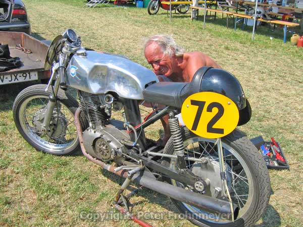 Classic Racing Moergestel 2006
Frans van Geilswijk - NSU Max 
