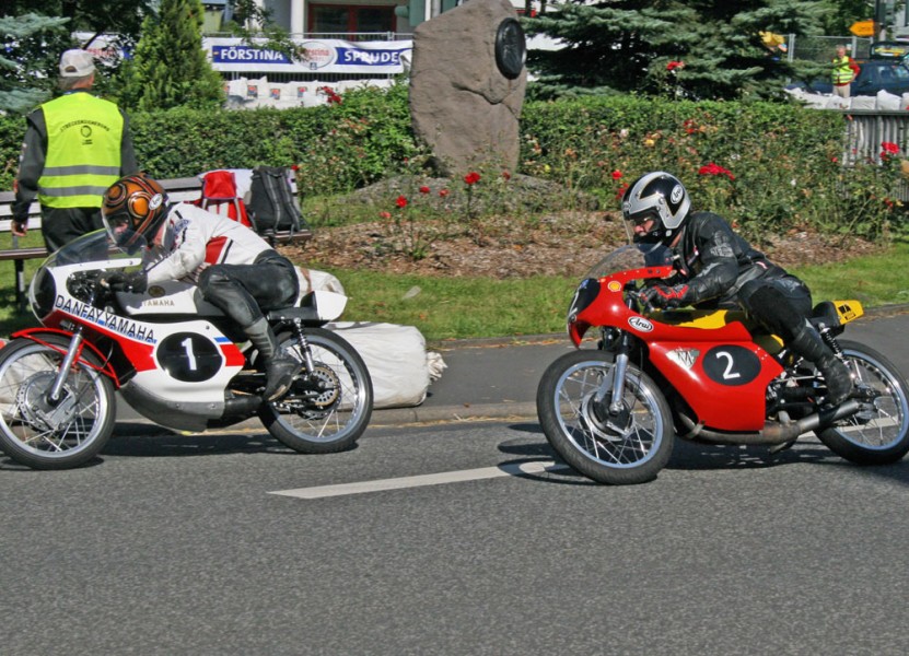 Schottenring 2007
Jos Schurger, Yamaha 125, Peter Frohnmeyer, WN-Maico 125
