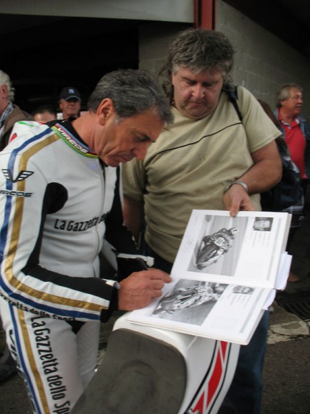 Mario Lega
1977 gewann er auf Morbidelli den Weltmeistertitel in der 250-cm³-Klasse der Motorrad-WM

