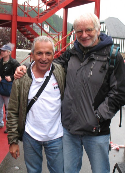 ein Wiedersehen nach 33 Jahren
Pier Paolo Bianchi, 27 GP-Siege, 3x Weltmeister (125ccm Morbidelli, MBA)

