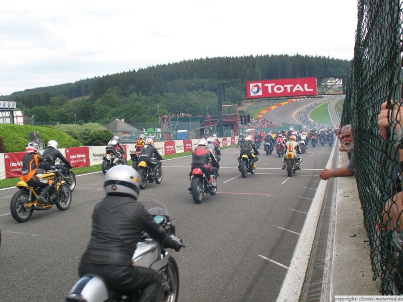 Bikers' Classics 2012
Start zur Parade aller Fahrer
