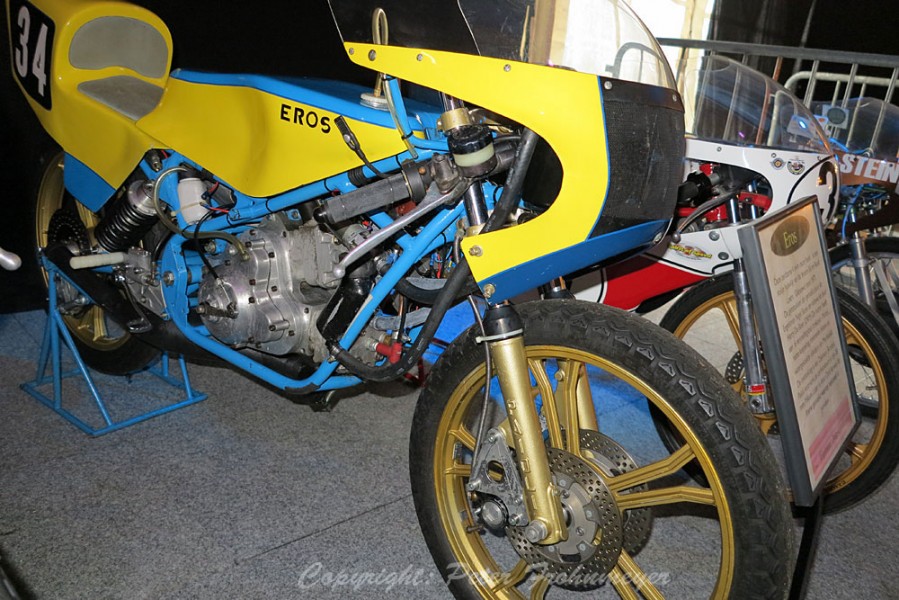 Historische Motor GP Eext 2012
Eros 125ccm,  2 Zylinder - Bj. 1977
