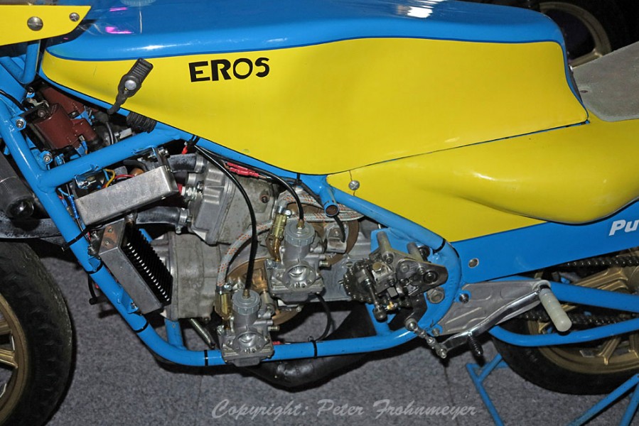 Historische Motor GP Eext 2012
Eros 125 - Morbidelli Zylinder, Maico Getriebe, Besitzer: Jaap Groot
