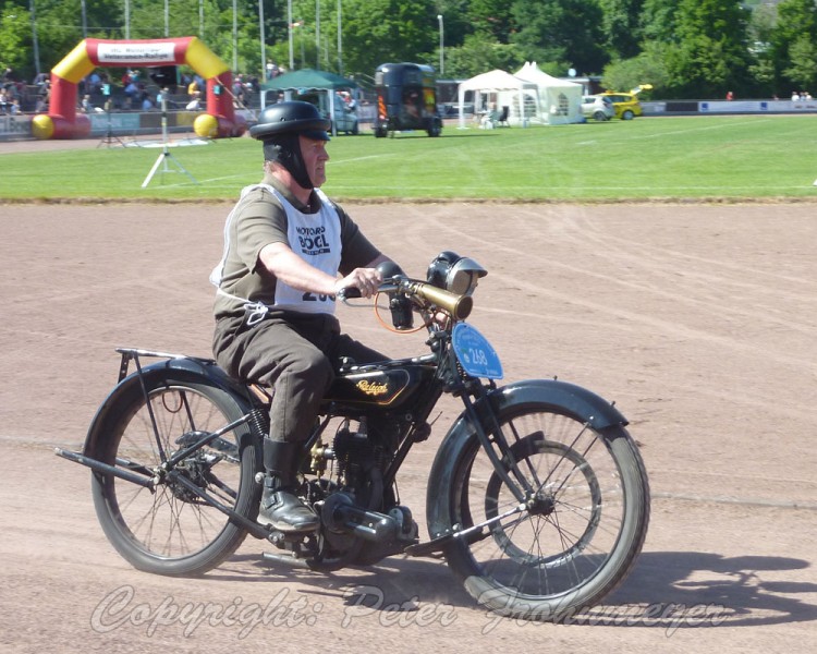 Motorrad Veteranen-Rallye Ibbenbüren 2012 
Bernhard Lode, Raleigh, , 247ccm, Bj. 1925
