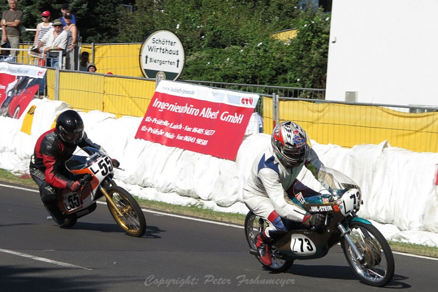 Schottenring Classic Grand-Prix 2012
Reiner Steinert - Uhl Stein Kreidler, Thomas Fiege - Kreidler
