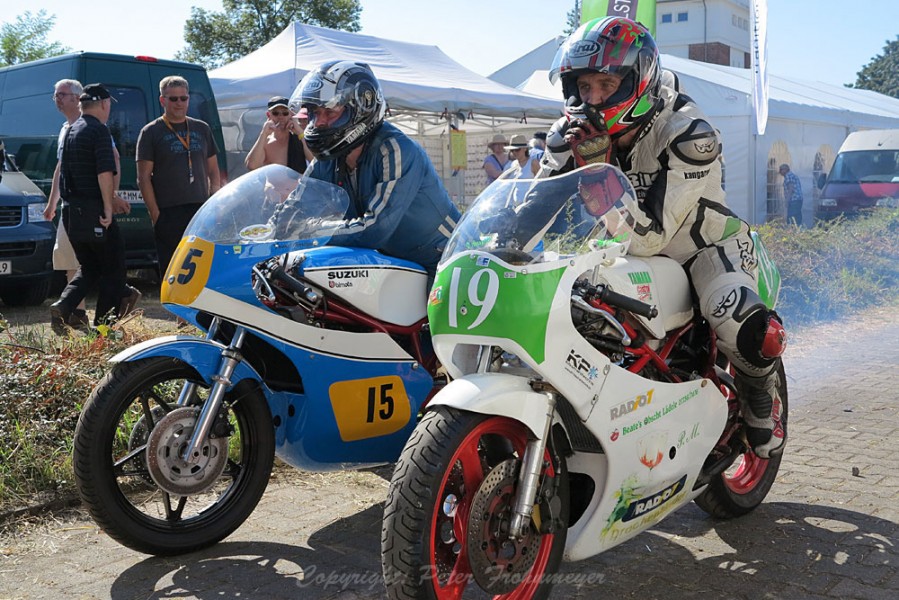 Schottenring Classic Grand-Prix 2012
Friedel Gerritzen - Bimota Suzuki TR500, Peter Marquardt - TZ 250
