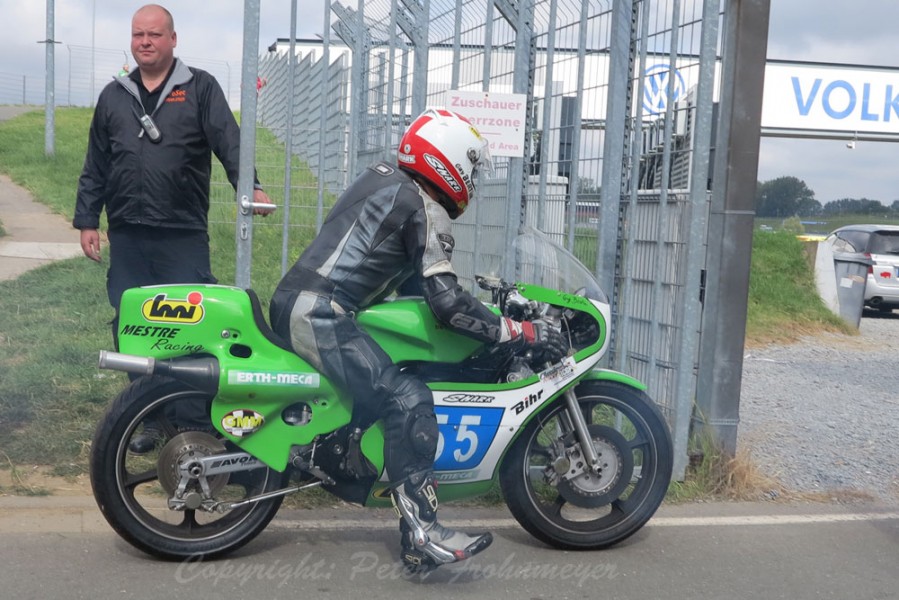 German Speedweek 2012 - ICGP
Guy Bertin - Kawasaki KR 350
