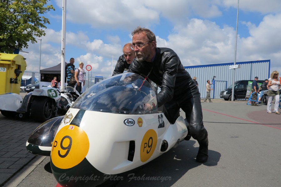 German Speedweek 2012 
"Ente" Carl Heinrich Stiddien m Einsatz
