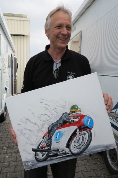 Odenwaldring Klassik - Walldürn
Fahrer + toller Hobbymaler - Jürgen Wolz 
