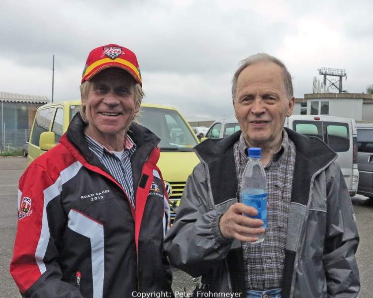 Hockenheim Classics 2013
Walter Koschine (Deutschlands schnellster Schornsteinfeger) +  Horst Seel

