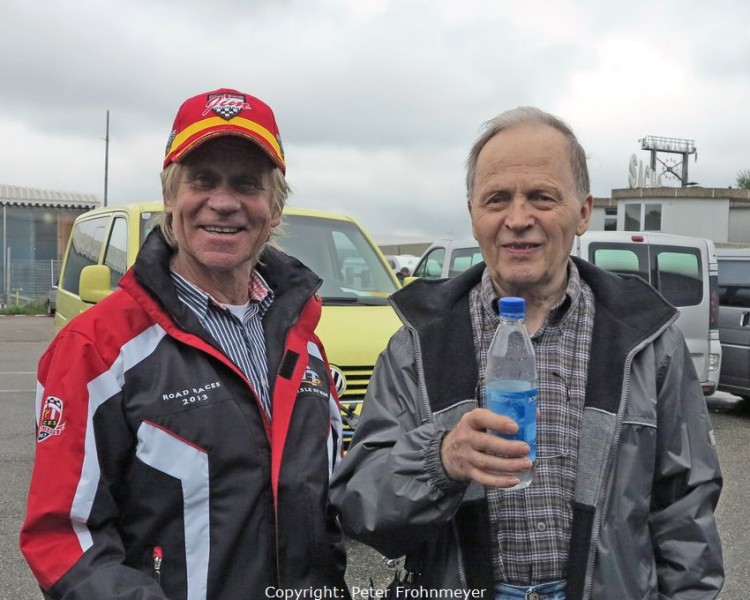 Hockenheim Classics 2013
Walter Koschine (Deutschlands schnellster Schornsteinfeger) +  Horst Seel
