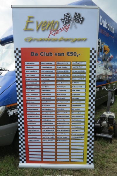 11. Classic TT Gramsbergen (NL)
Club der 50 Euro Sponsoren für das Eveno Racing Team
