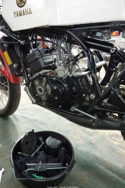 Schottenring Classic GP 2014
mit Teilen aus Siegfried Merkels "MZ-Werkzeugkiste" rannte meine Yamaha wieder
