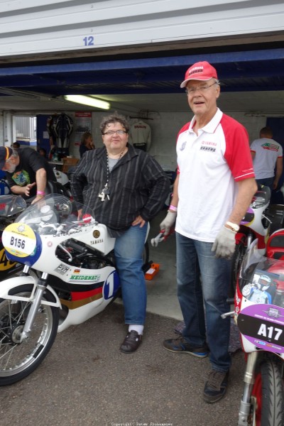 Coupes Moto Légende 2015
Dieter Braun an der Arbeit!
