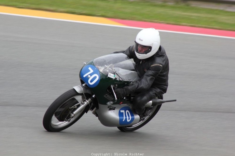 Sachsenring Classic 2015
MZ RE - Sonderklasse
Heinz Rosner
Foto: Nicole Richter
