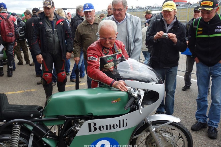 Sachsenring Classic 2015
Eugenio Lazzarini, Benelli 250/4
