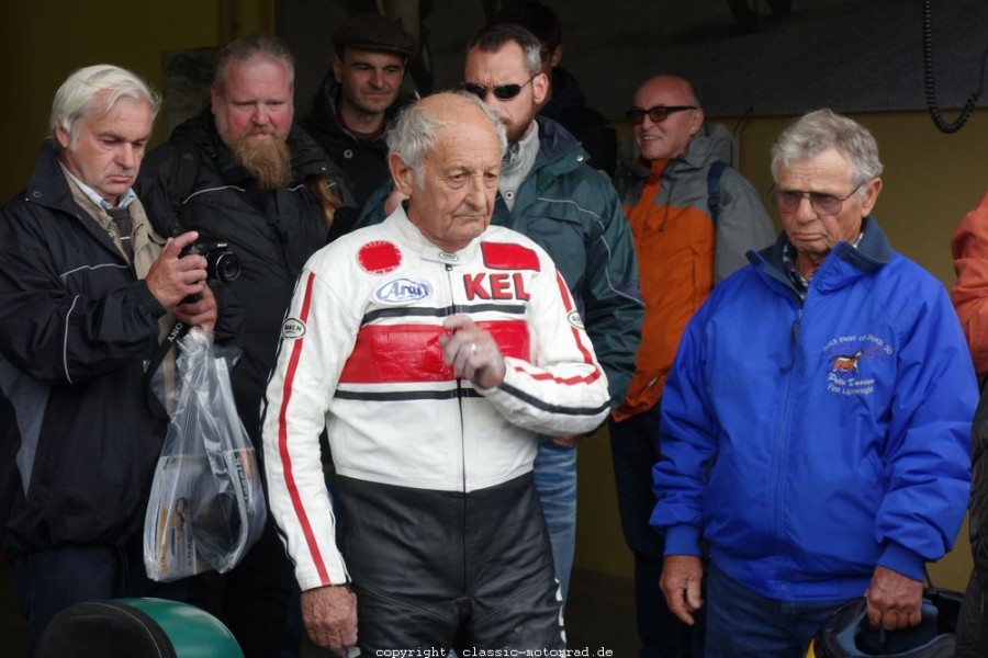 Sachsenring Classic 2015
Kelvin „Kel“ Carruthers, 1969 Weltmeister mit Benelli 250/4
