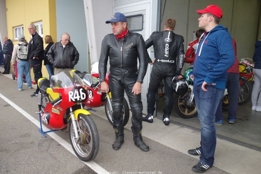 Sachsenring Classic 2015
Horst Böss, Maico 125ccm
