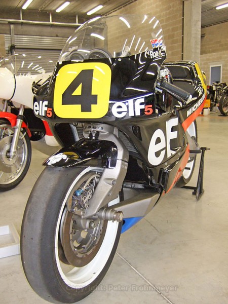 Honda Elf 5, Bj. 88, Motor Honda 500 NSR V4, Fahrer Ron Haslam
