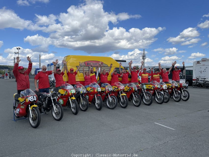 Sachsenring Classic
Maico-Team am Sachsenring
