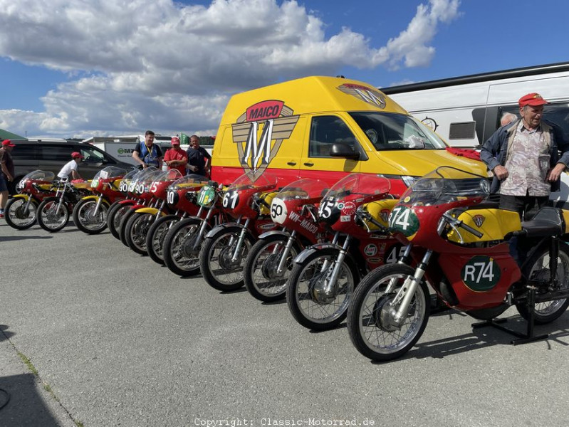 Sachsenring Classic
Das Maico-Team am Sachsenring
