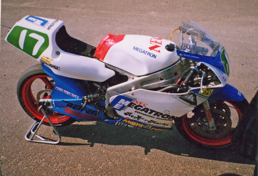 1991 - MEGATRON-REVIERMARKT RACING
Yamaha TZ 250 Bj.1990 (ex Hans Becker)
