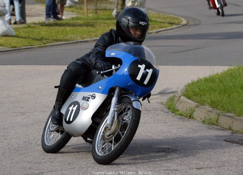 20. Zschorlauer Dreieckrennen 2016
Foto: Hilmar Bruch
Siegfried Merkel - MZ-RE 125
