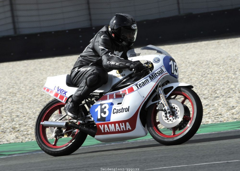 Classic GP Assen 2022
Heiner Mohrhardt, Yamaha TZ350 (ex Martin Wimmer)
Foto: Seidenglanz/gppixx

