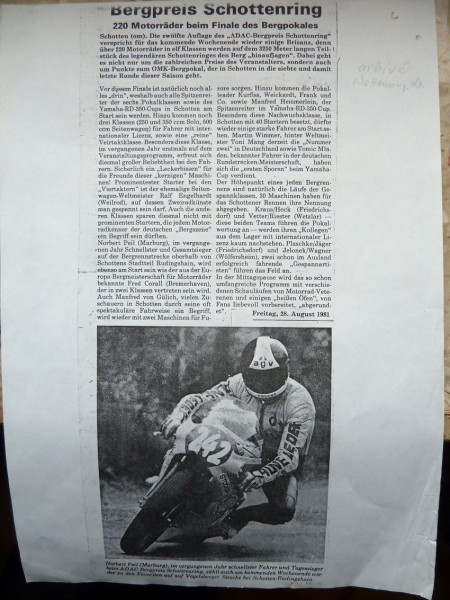 1981 I-Lizenz
Bergpreis Schottenring 1981
