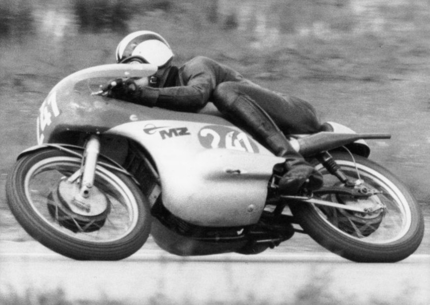 Siegfried Möhringer  MZ-RE 250, Hockenheim 1969
Foto: Archiv Deisinger
