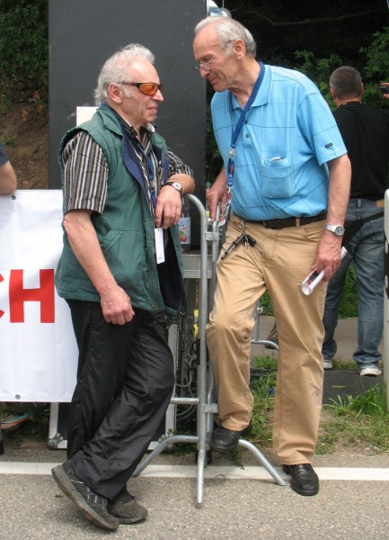 Heiner Butz + Roland Heck
Roland Heck belegte beim Solitude Rennen 1955 den 4. Platz in der 250ccm Klasse
