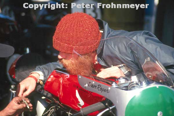 Vintage racing king and Team Obsolete's Nr.1 rider Dave Roper
