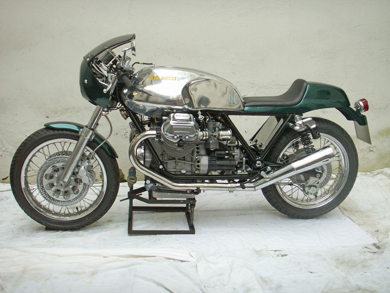 Moto Guzzi Le Mans "Classic" - Eigenbau von Bernd Tittler
Foto: Werner Machwitz 
