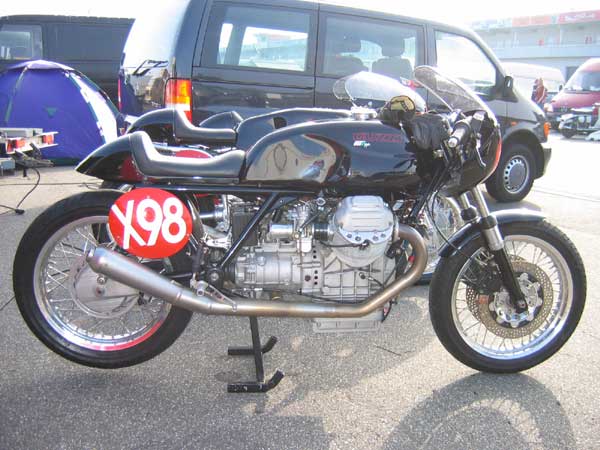 X98
Fahrer: Hartmut Taborsky, Moto Guzzi Le Mans
