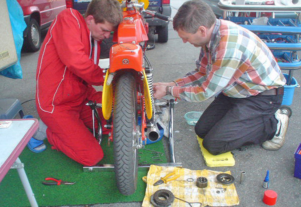 Classic Weekend Hockenheim
diesmal machte die kupplung sorgen, frank baltes motobi
