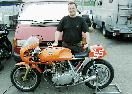 Laverda mit Peter Turner
Foto: Gerd Gerdes
