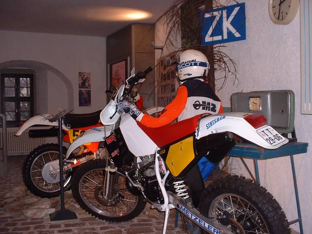 Das neue Museum Motorradtraueme in der DKW - MZ Stadt Zschopau
MZ GS 250 Baujahr 1990 
