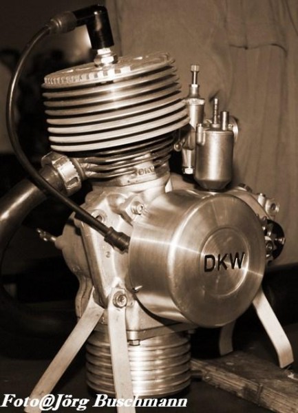 DKW RT 100 Motor mit Ladepumpe
