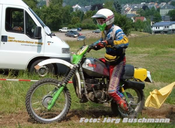 Enduro Classic 2005 in Zschopau/Sa. Sonderprüfung am Skihang Zschopau
