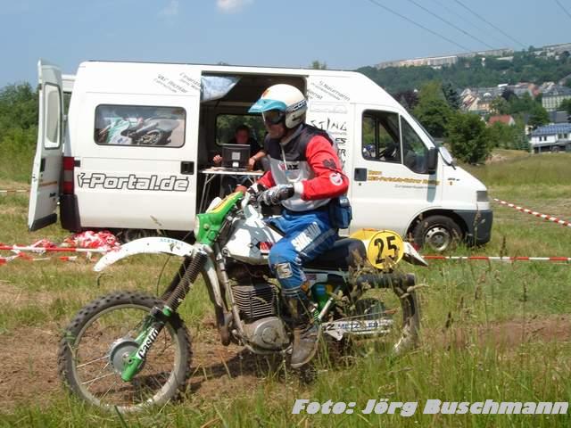 Enduro Classic 2005 in Zschopau/Sa. Sonderprüfung am Skihang Zschopau
