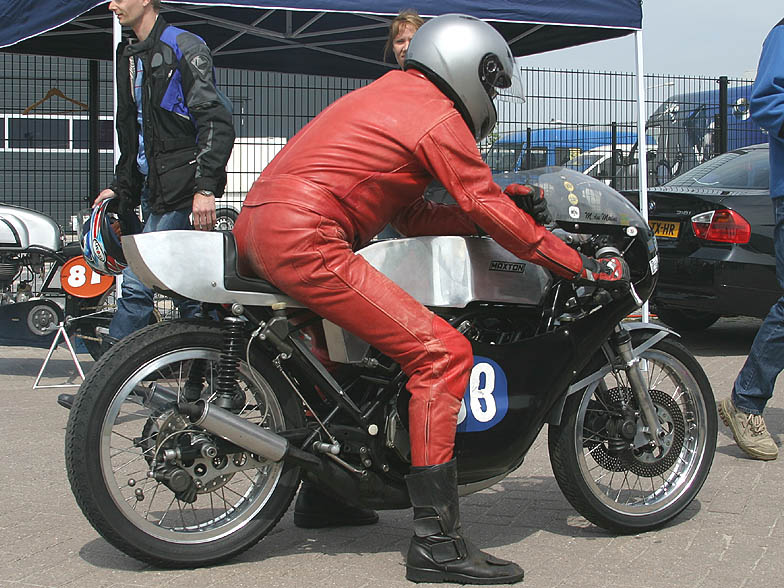 Wietse Veenstra
Wietse Veenstra on a (Michel du Maine) Maxton Yamaha.
