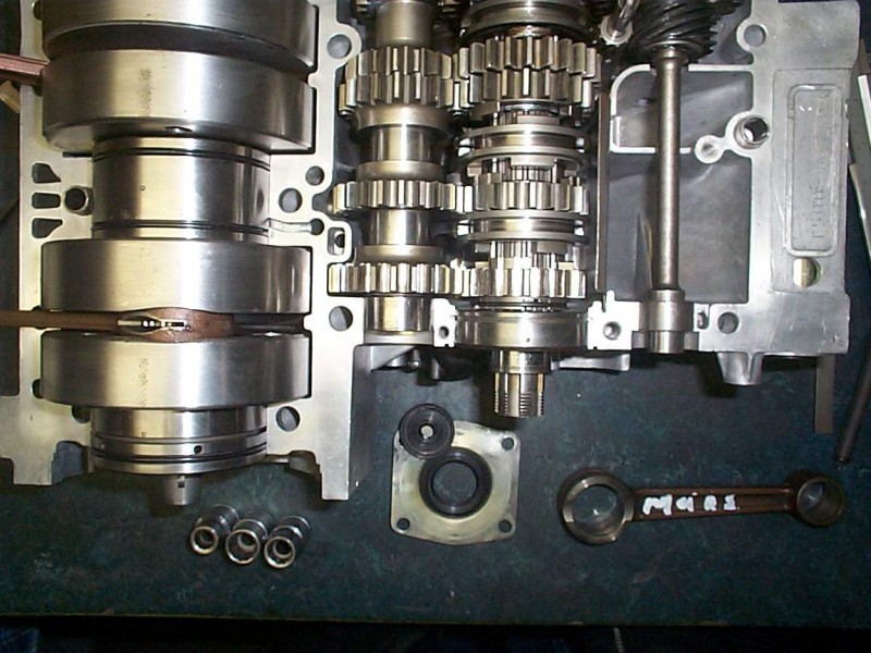 T(?) 500 Motor im Aufbau

