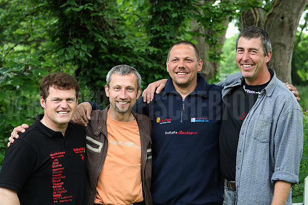 The German TT Racer - Karsten Schmidt (Schmidti), Thomas Schönfelder, Dirk Kaletsch, Frank (Fritz) Spenner
