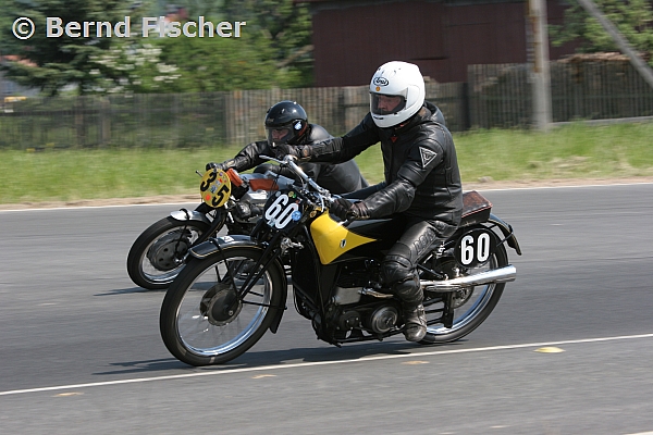 Willi Marewski auf Mansfeld DKW 350 Ladepumpe

