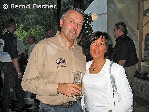 Bikers` Classics 2004
Christian Jupsin und Gattin - Veranstalter Bikers´Classics
