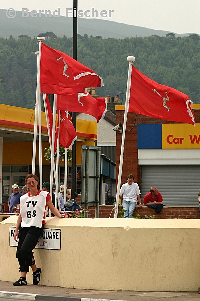 Isle of Man TT 2004
Die berühmte Flagge
