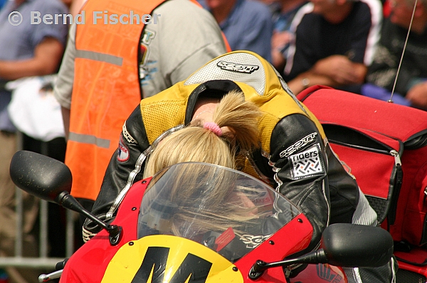 Isle of Man TT 2004
Maria Costello - Model from Spratton in Northhamptonshire
