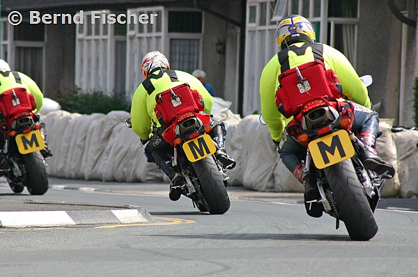 Isle of Man TT 2004
Bike Marshals
