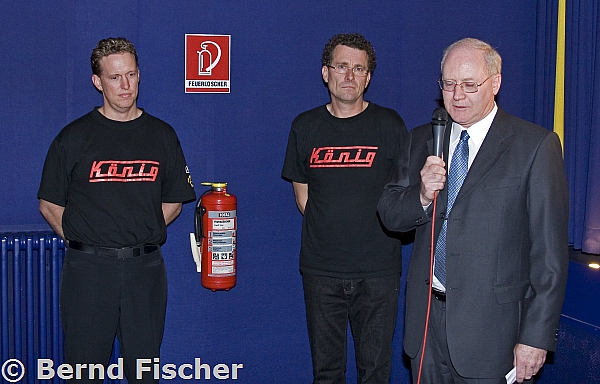 Mark Newcombe, Richard Driver & der Neuseeländische Botschafter Peter Hamilton
