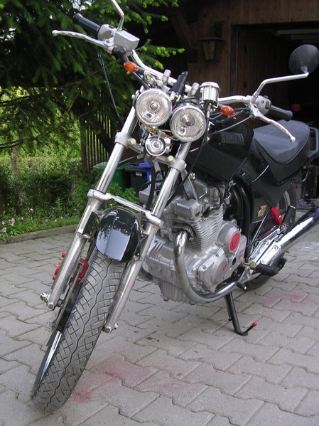 XS400 dohc 12E  Umbau
